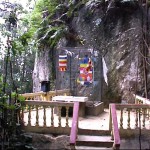 Cage à prières du monastère